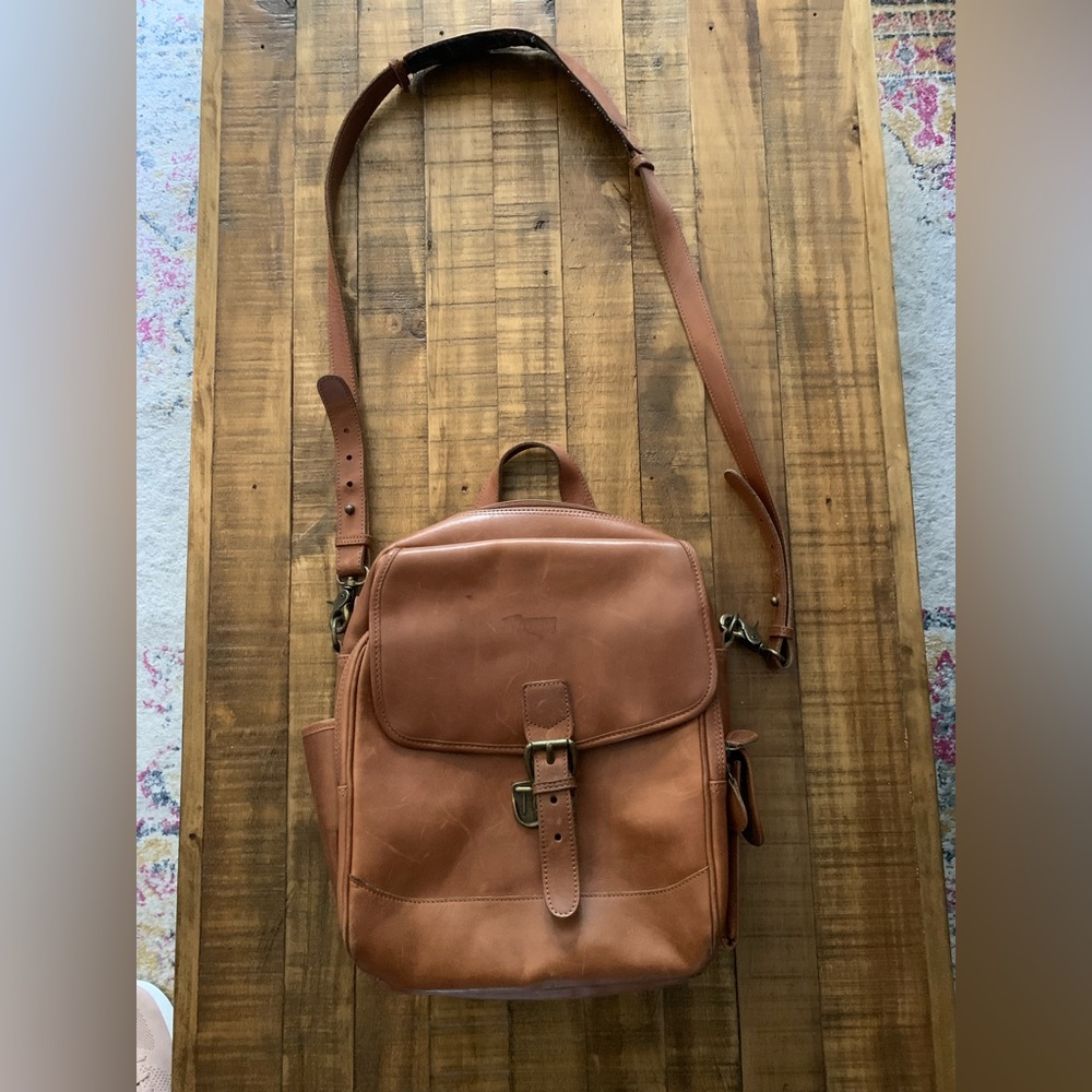 Gorgeous vintage L.L. Bean leather messenger/carryall tote  - Classic